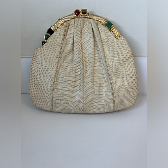 Judith Leiber Handbags - Judith Leiber Vintage Lizard Skin Bag. Good Condition.